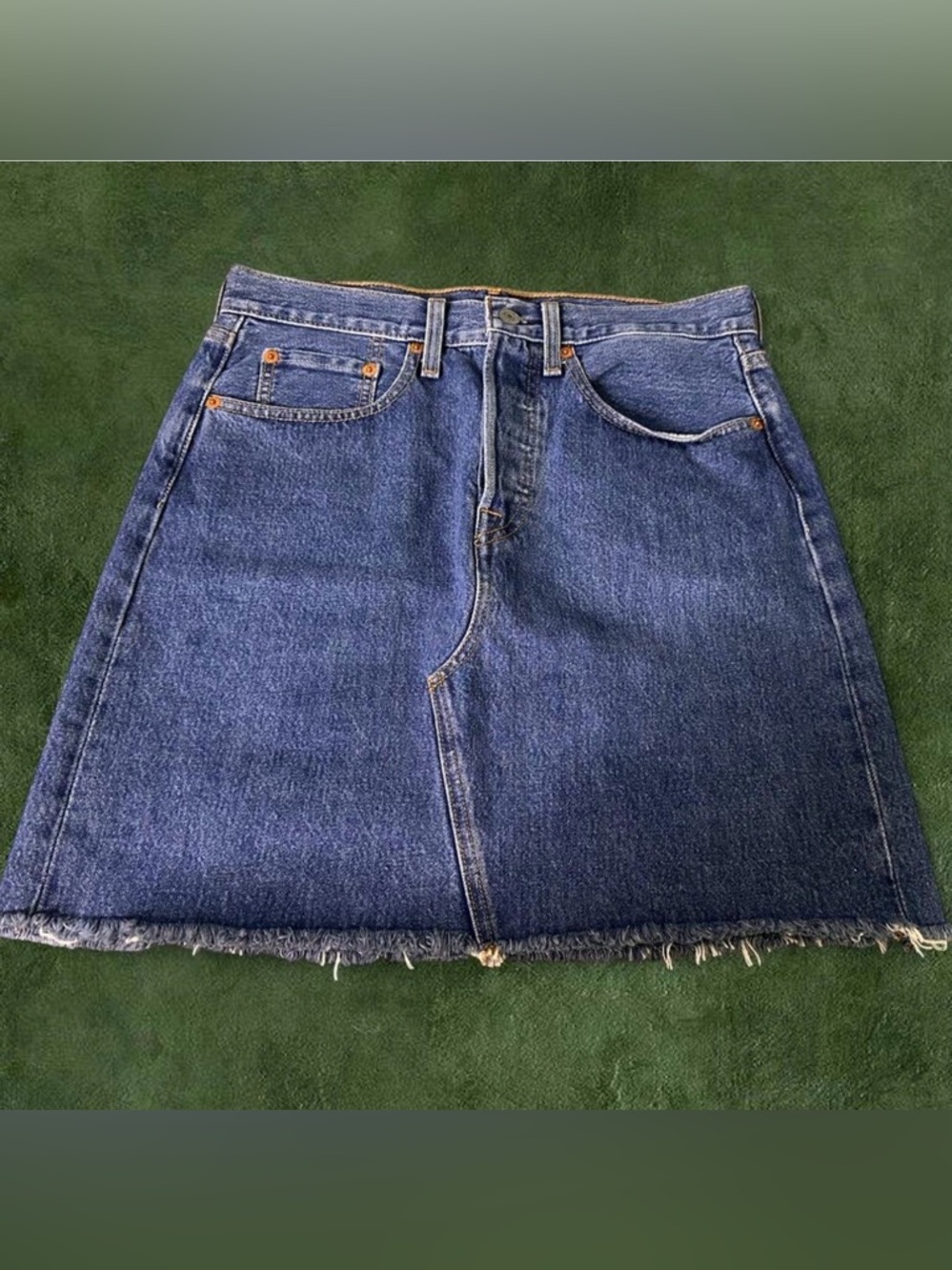 Levi's denim mini skirt